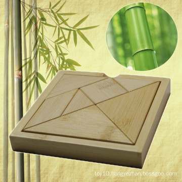 Bamboo Tangram Jigsaw Puzzle for Promotional Gift